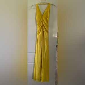 Chic Yellow Evening Dress